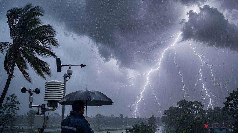 সন্ধ্যার মধ্যে ৮ অঞ্চলে ঝড়-বজ্রবৃষ্টির পূর্বাভাস